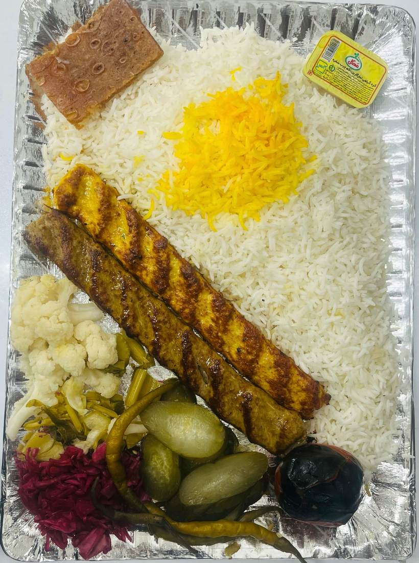 چلوکباب مخلوط